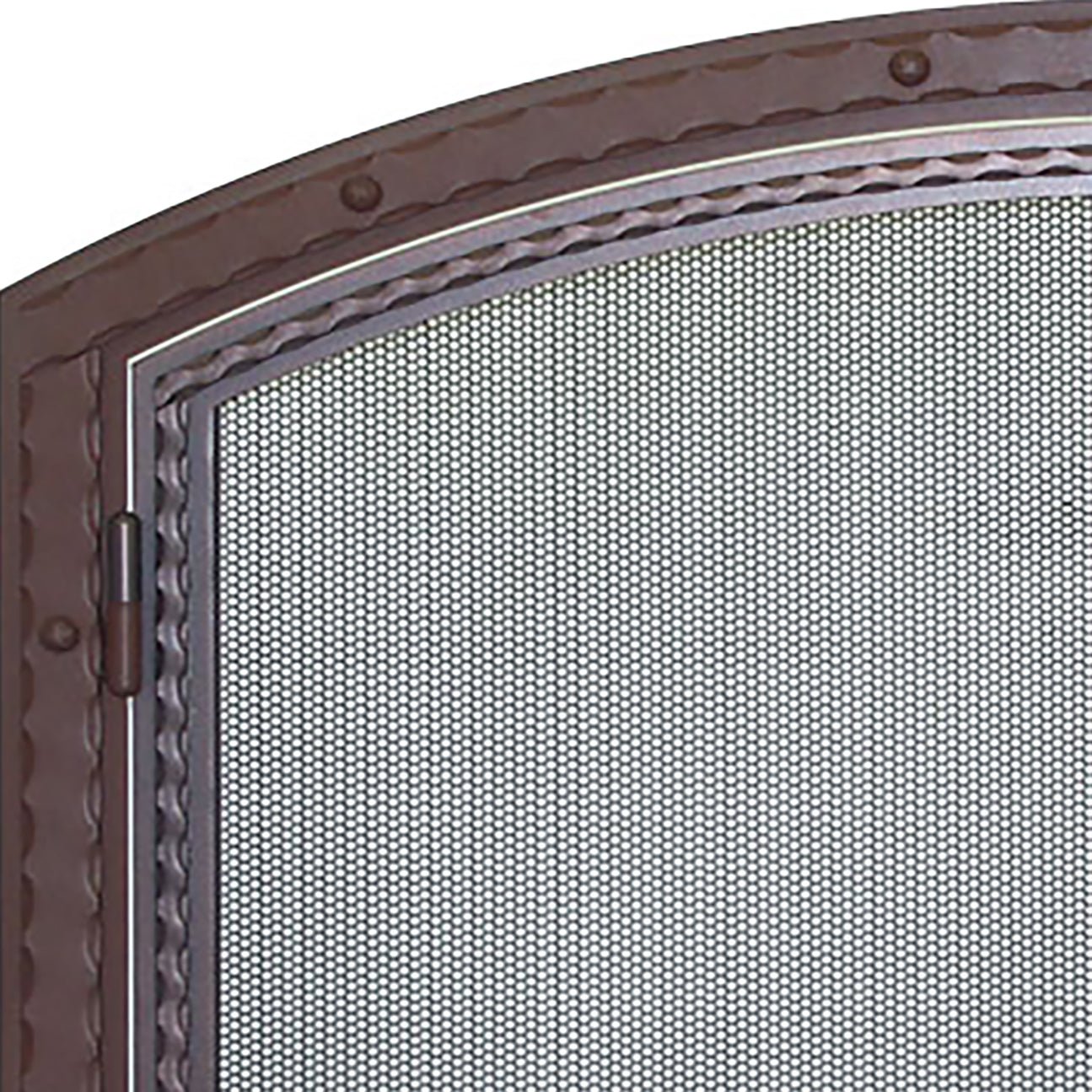 Free Standing Fireplace Screen Custom Made Blacksmith Arch Working Doors