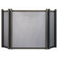 Free Standing Fireplace Screen Custom Made Colonial Triple Panel