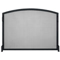 Free Standing Fireplace Screen Custom Made Craftsman Forged Arch