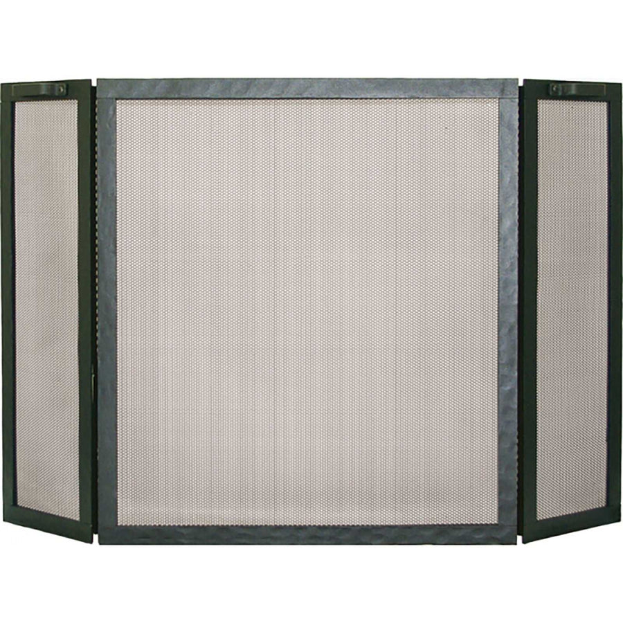 Free Standing Triple Panel Fireplace Screen