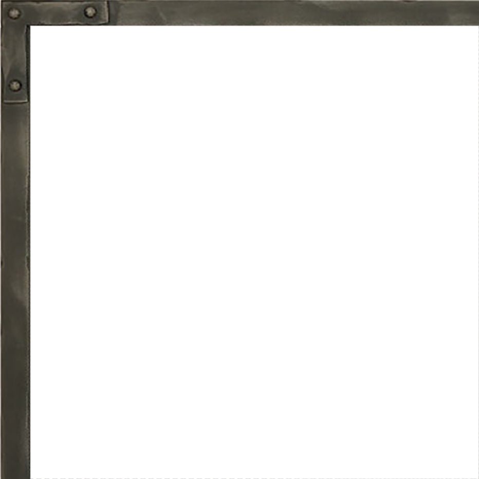 Free Standing Fireplace Screen Custom Made Craftsman Old World Rectangle