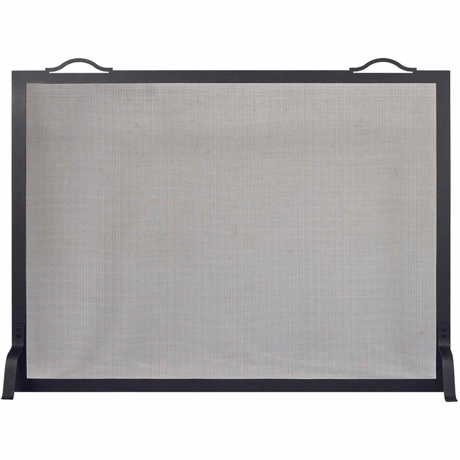 Free Standing Essentials Rectangle Fireplace Screen