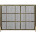 Free Standing Fireplace Screen Custom Made Industrial Rectangle