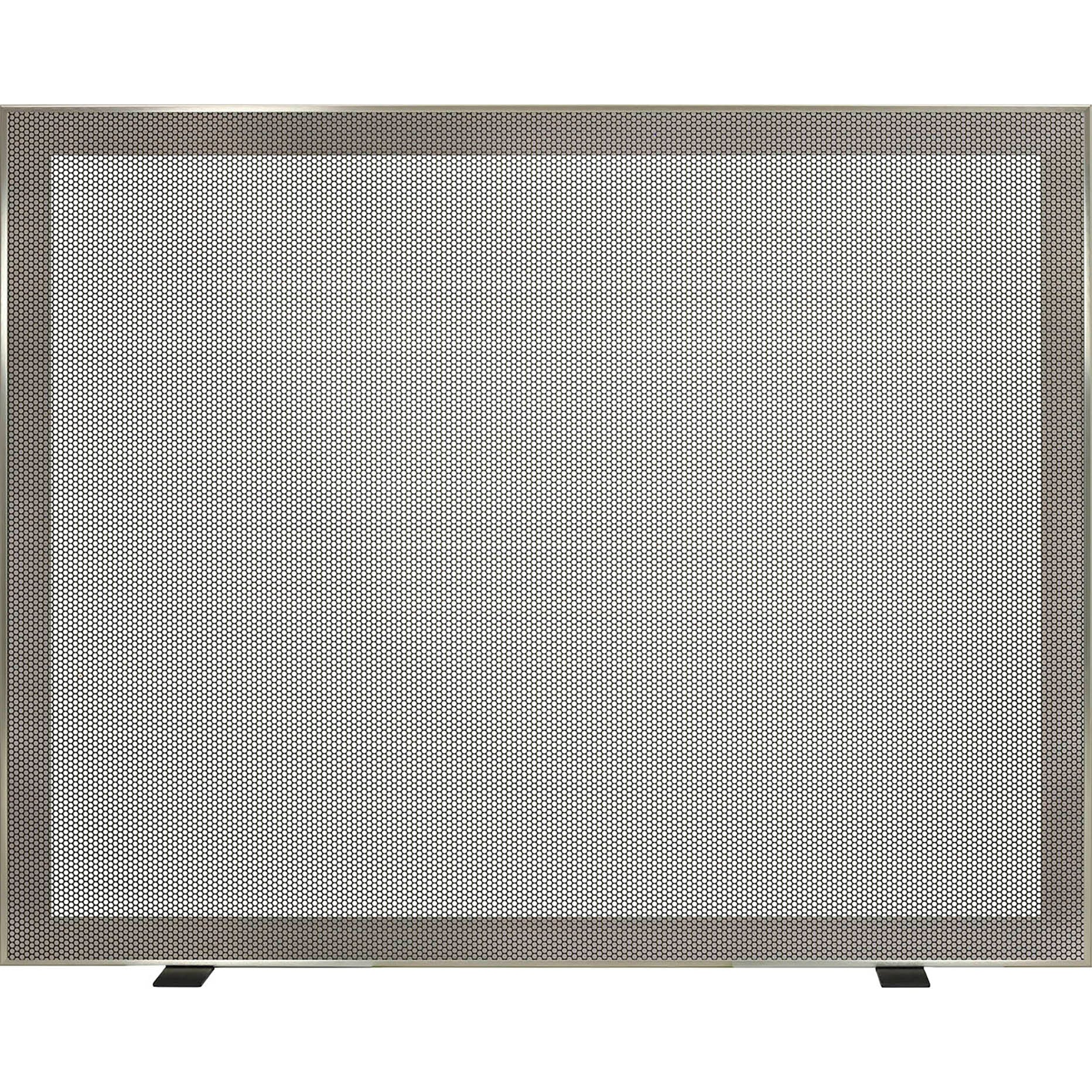 Free Standing Fireplace Screen Custom Made Nolita Rectangle