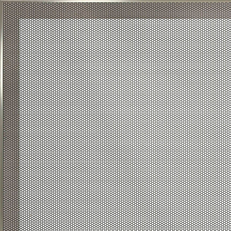 Free Standing Fireplace Screen Custom Made Nolita Rectangle - ExceptionalFire