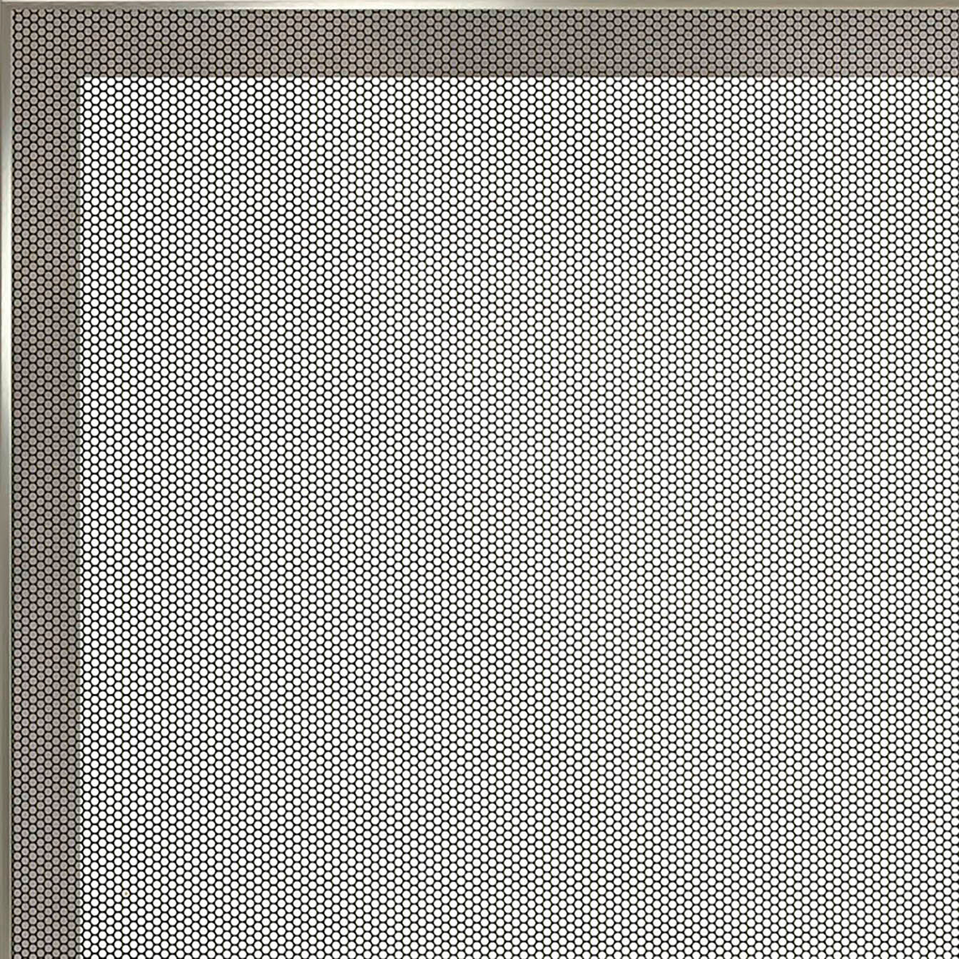 Free Standing Fireplace Screen Custom Made Nolita Rectangle - ExceptionalFire