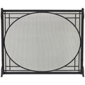 Free Standing Fireplace Screen Custom Made Traditional Ellipse
