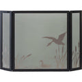 Free Standing Custom Fireplace Screen – Mallard Pond