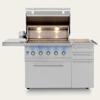 American Made Grills Encore 36" Freestanding Hybrid Grill