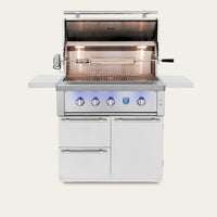 Freestanding Estate Freedom - 36" Gas Grill — open view