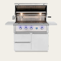 Freestanding Estate Freedom - 42" Gas Grill — open view