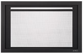 Manufacturer black Firescreen front appearance detail