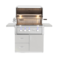 Alturi 36" Freestanding Grill — open view
