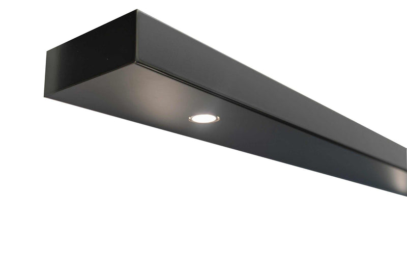 Fully Customizable LED Floating Metal Shelves Non Combustible in 25+ Finishes and Any Size - ExceptionalFire