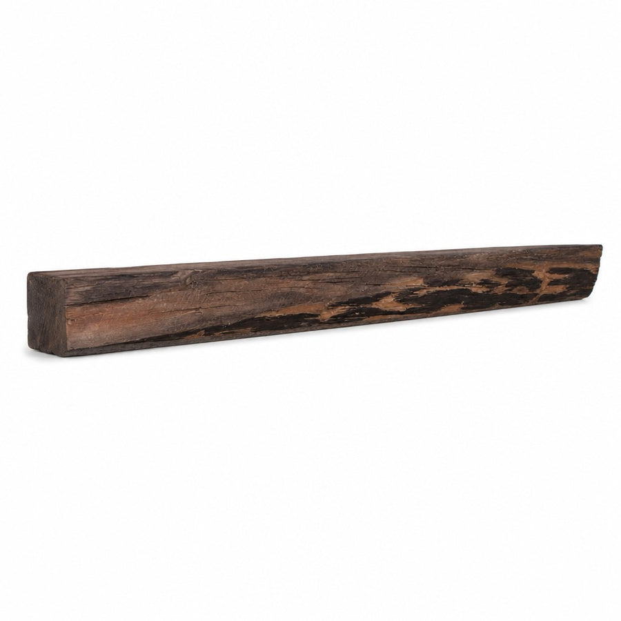 Cabin Pine Non-Combustible Concrete Mantel Shelf Maduro Finish