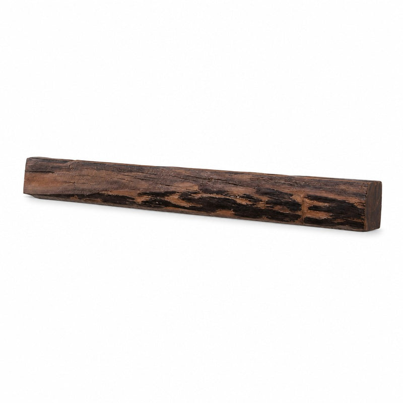 Cabin Pine Non-Combustible Concrete Mantel Shelf Maduro Finish
