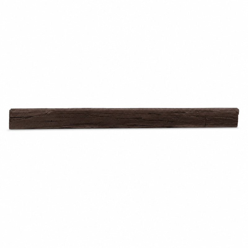 Cabin Pine Non-Combustible Concrete Mantel Shelf Roasted Chestnut Finish