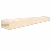 Classic Wood Mantel Shelf Kit Unfinished