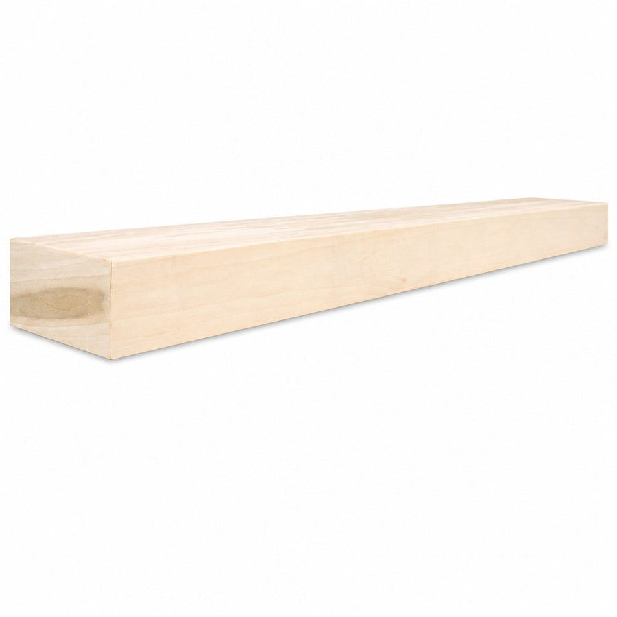 Classic Wood Mantel Shelf Kit Unfinished