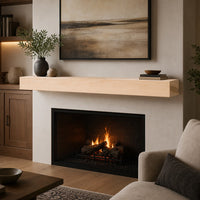 Classic Wood Mantel Shelf Kit Unfinished
