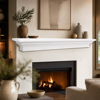 Madison Wood Mantel Shelf Kit Luna