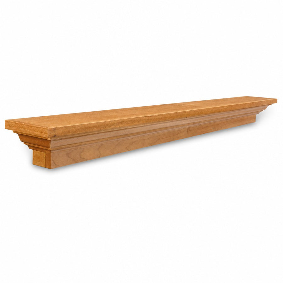 Madison Wood Mantel Shelf Kit Honey Oak