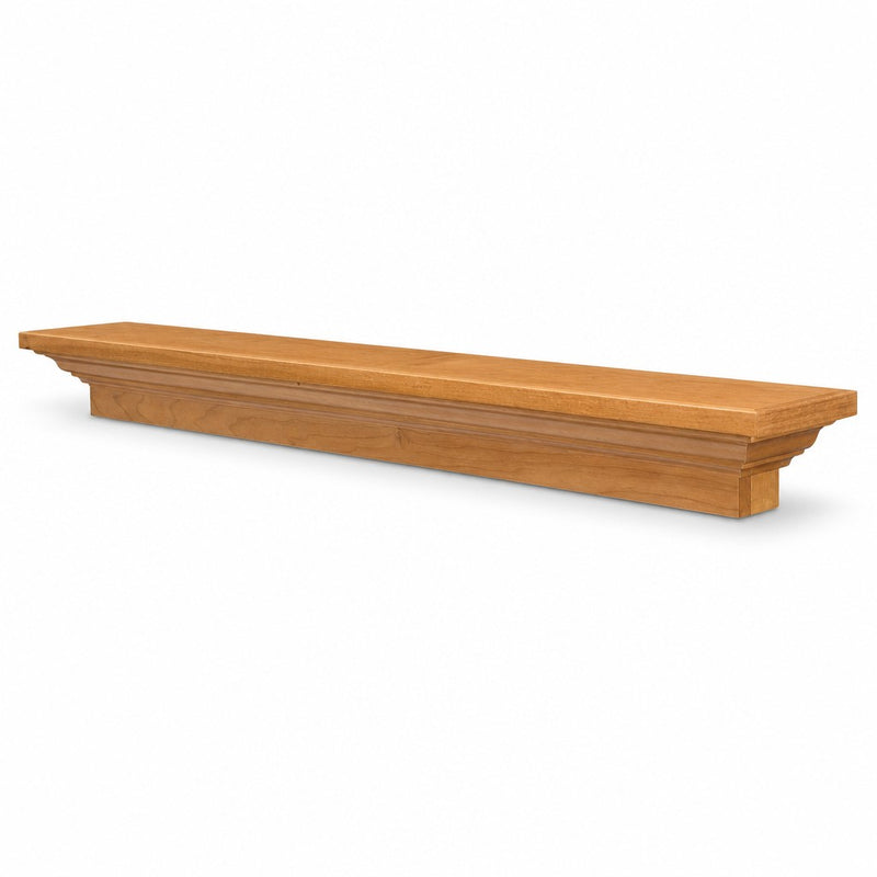 Madison Wood Mantel Shelf Kit Honey Oak