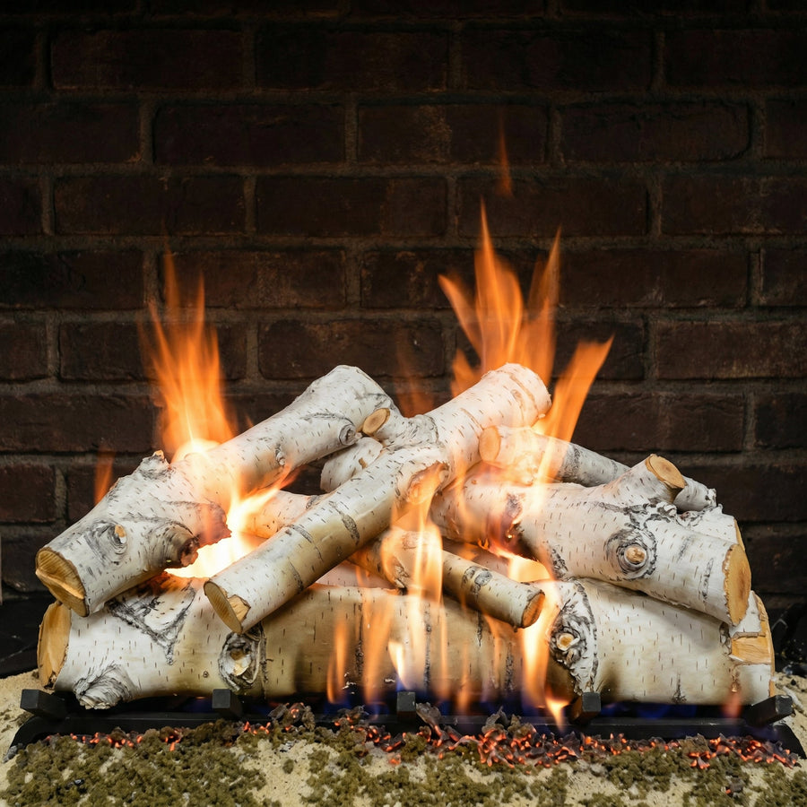 30" Sierra Birch Gas Log Set