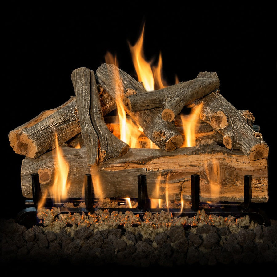 Arizona Juniper See-Through Outdoor Gas Log Set