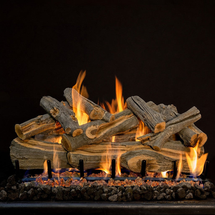Arizona Juniper See-Through Vented Gas Log Set