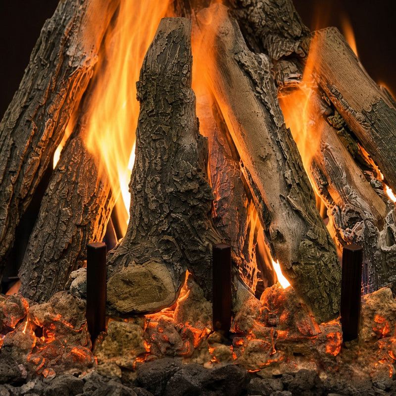 30" Arizona Weathered Oak Kiva Vented Gas Log Set | Grand Canyon
