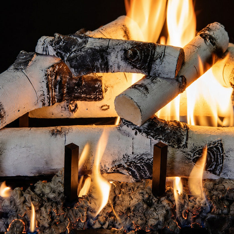 18" Quaking Aspen Outdoor Gas Log Set | Grand Canyon