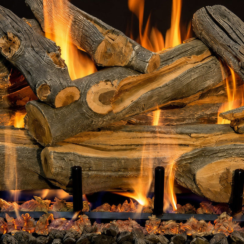 36" Arizona Juniper Outdoor Gas Log Set | Grand Canyon