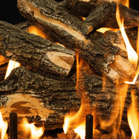30" Arizona Weathered Oak See-Through Vented Gas Log Set | Grand Canyon