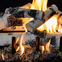 18" Quaking Aspen See-Through Outdoor Gas Log Set | Grand Canyon