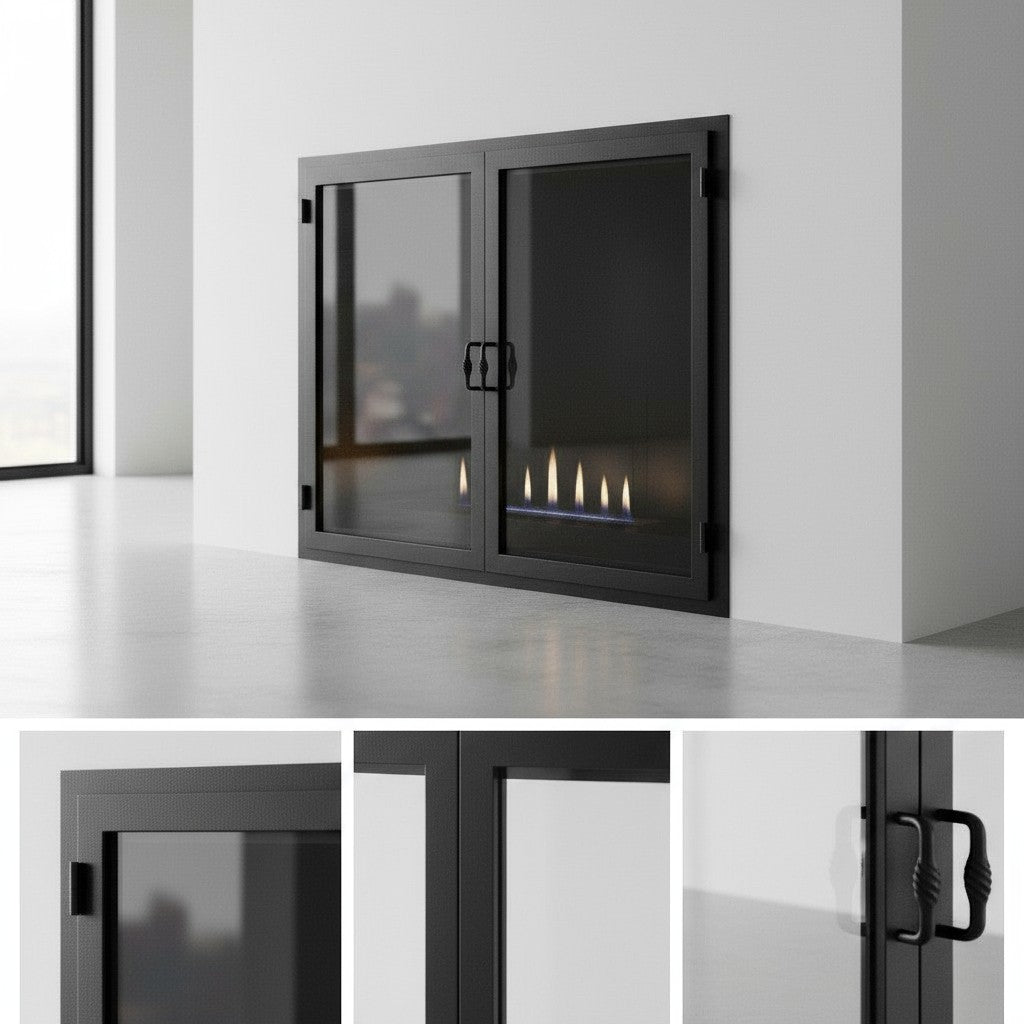 Legend Custom Masonry & Prefab Fireplace Glass Doors