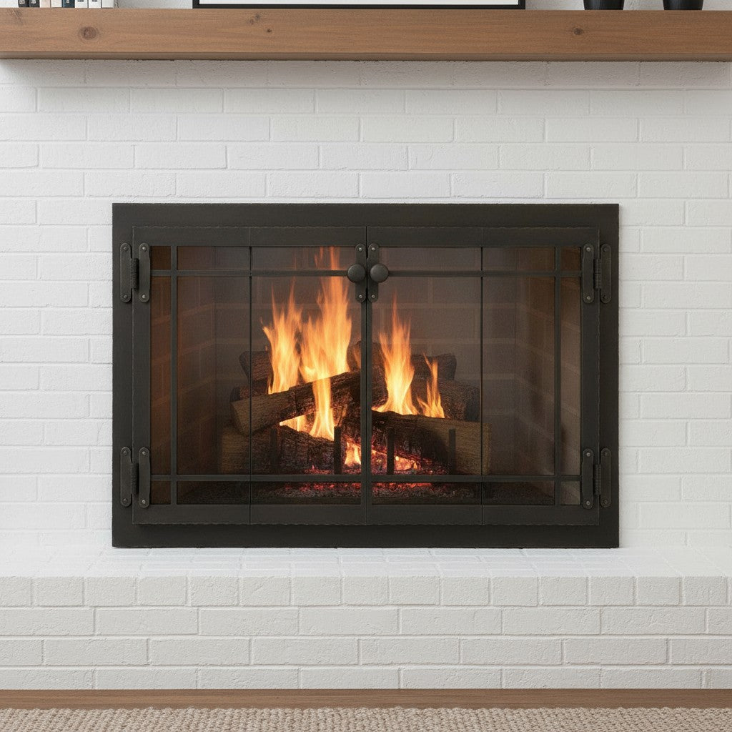 Craftsman - Masonry & Prefab Fireplace Glass Doors