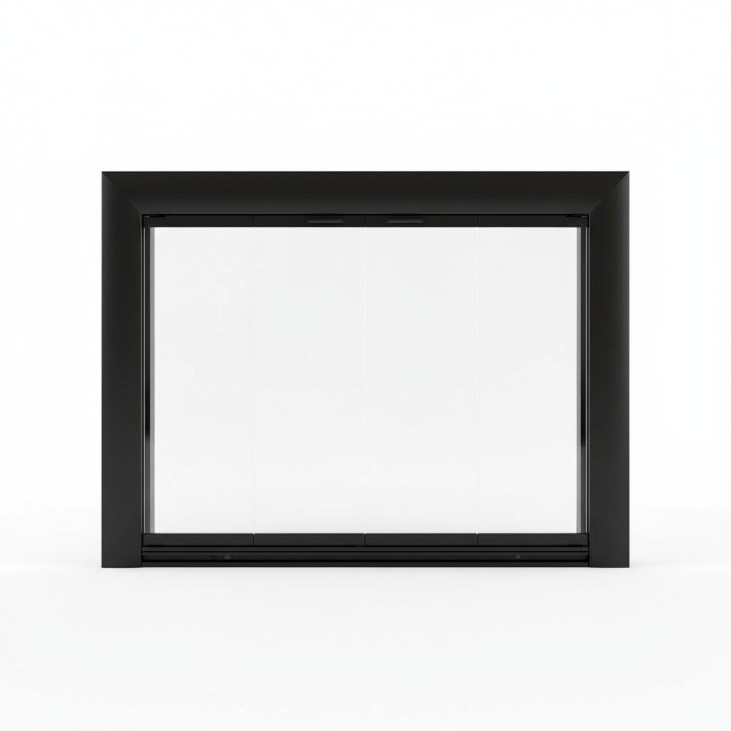 Bungalow - Masonry Fireplace Glass Door Masonry
