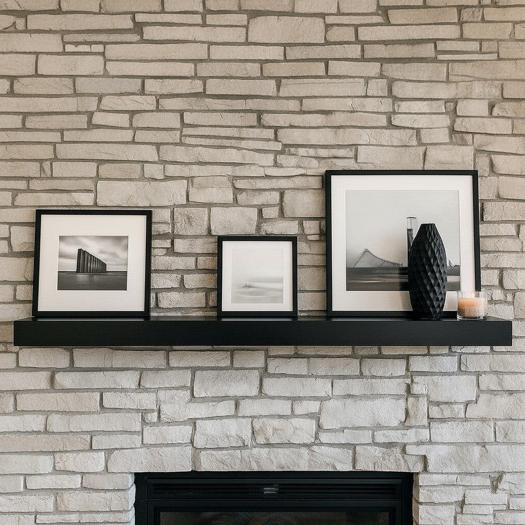 Custom Metal Floating Mantel Shelf | 25+ Finishes