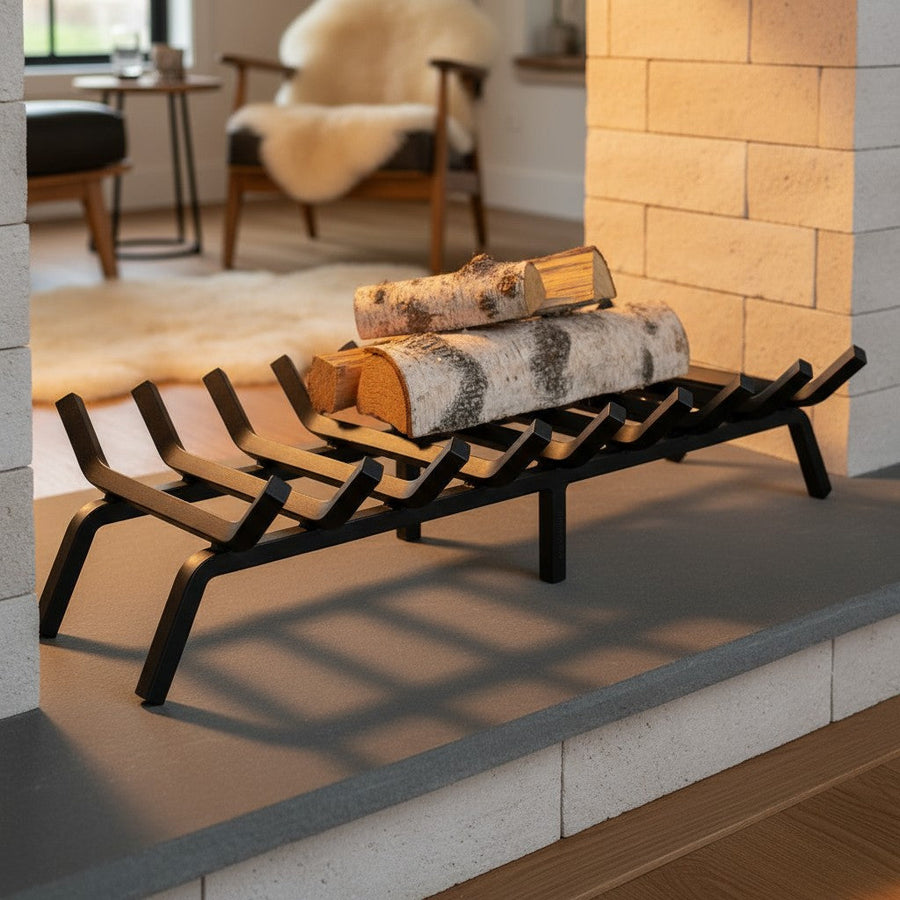 36" Heavy-Duty Fireplace Grate