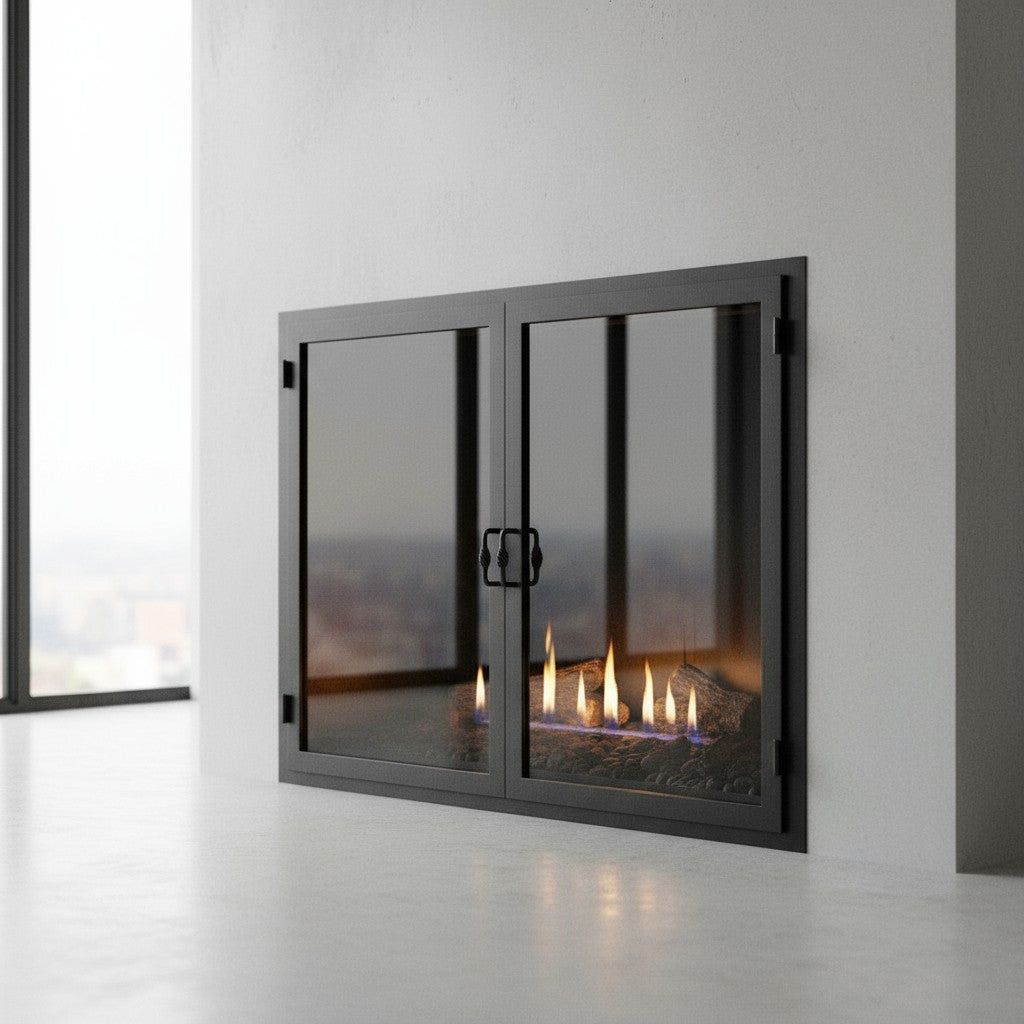 Legend Custom Masonry & Prefab Fireplace Glass Doors