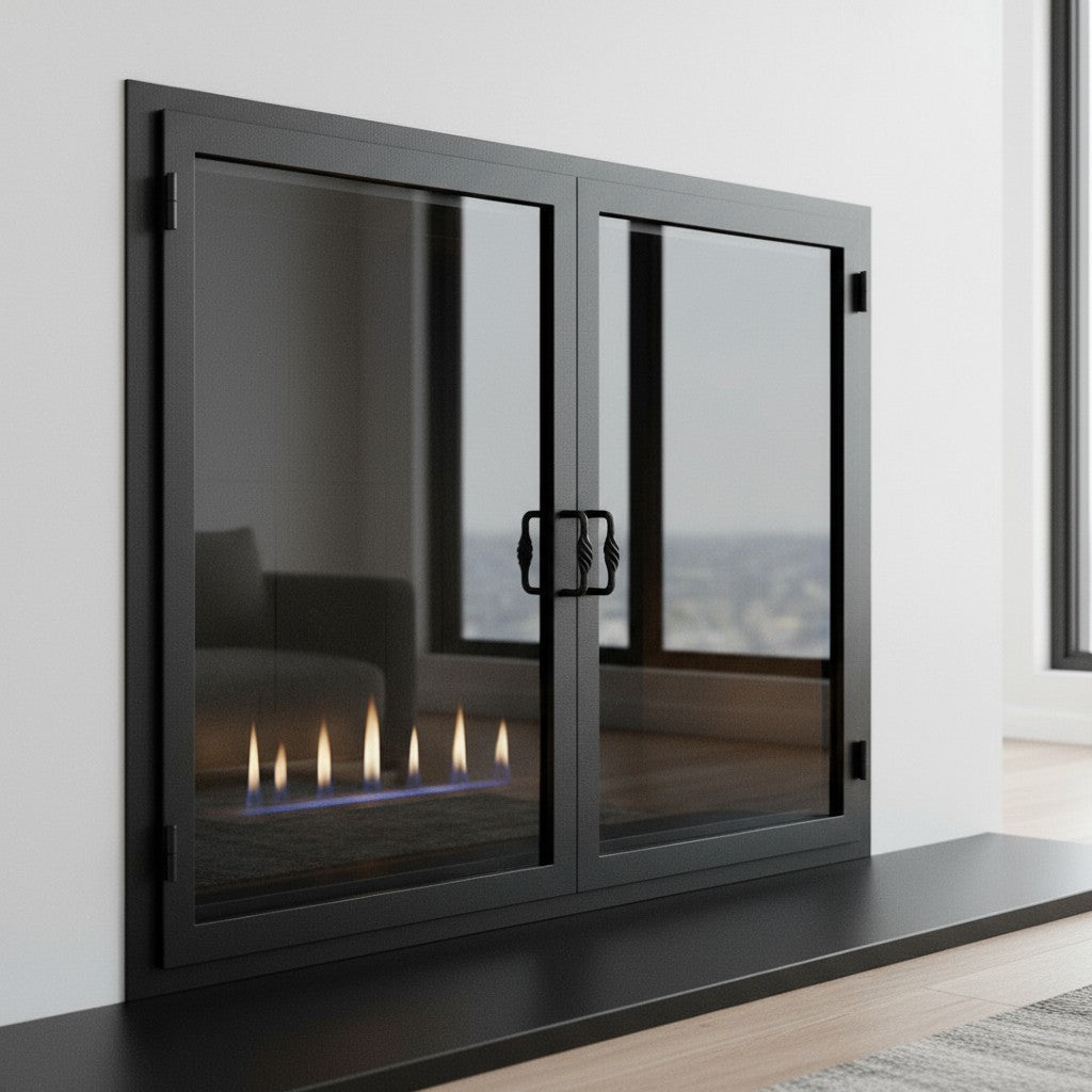 Legend Custom Masonry & Prefab Fireplace Glass Doors
