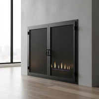 Legend Custom Masonry & Prefab Fireplace Mesh Doors