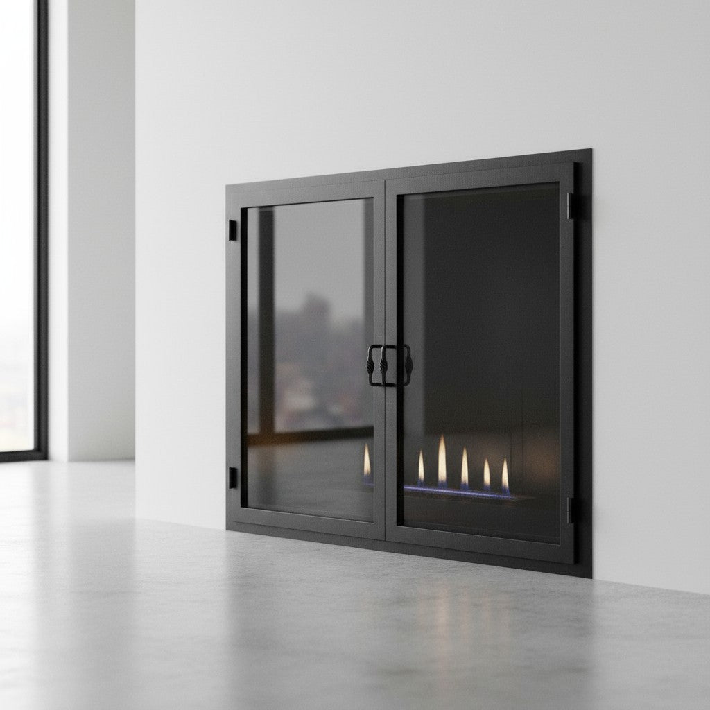 Legend Custom Masonry & Prefab Fireplace Glass Doors
