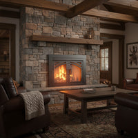 Camden Natural Iron Masonry Fireplace Door | Standard
