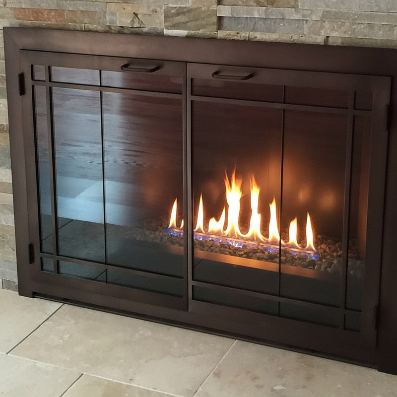 Carolina Window Pane - Masonry & Prefab Fireplace Glass Doors | Custom