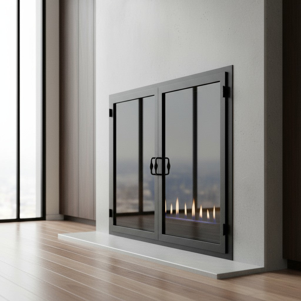 Legend Custom Masonry & Prefab Fireplace Glass Doors