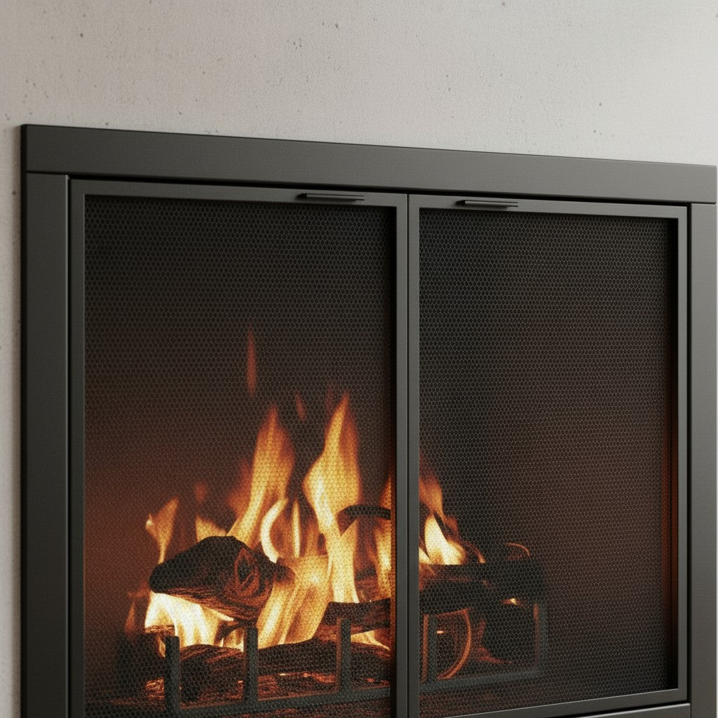 Mesh Masonry & Prefab Fireplace Doors