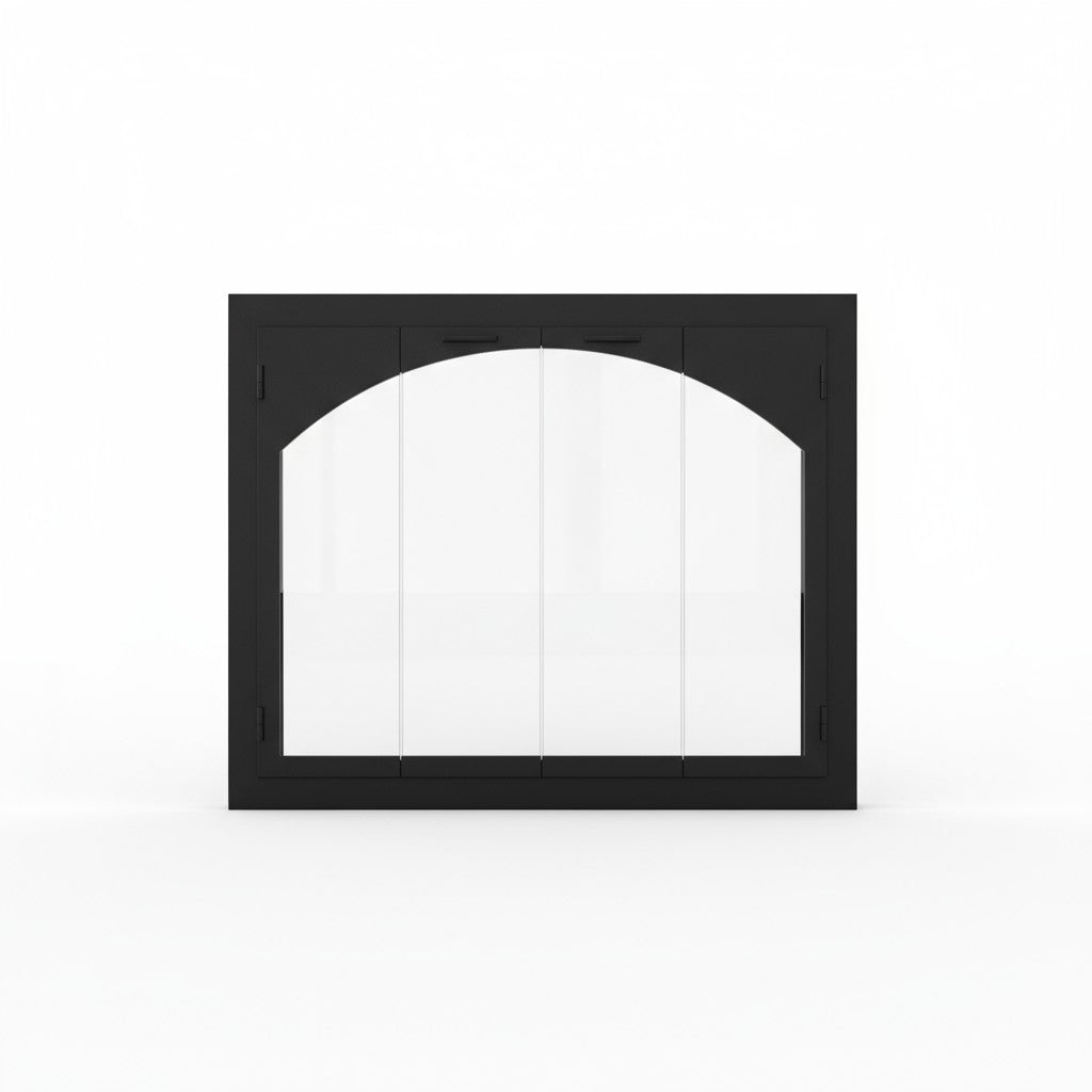 Carolina Steel Fireplace Glass Door | Masonry & Zero Clearance