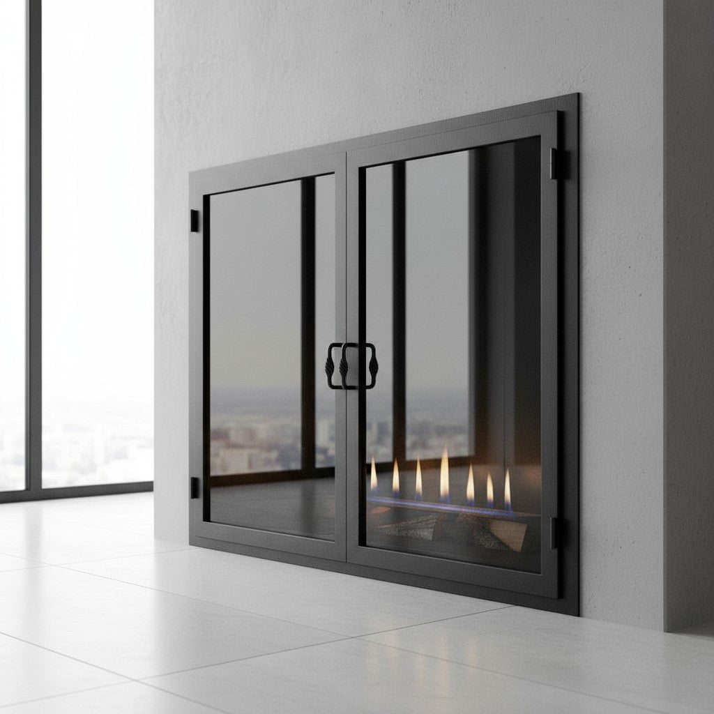 Legend Custom Masonry & Prefab Fireplace Glass Doors